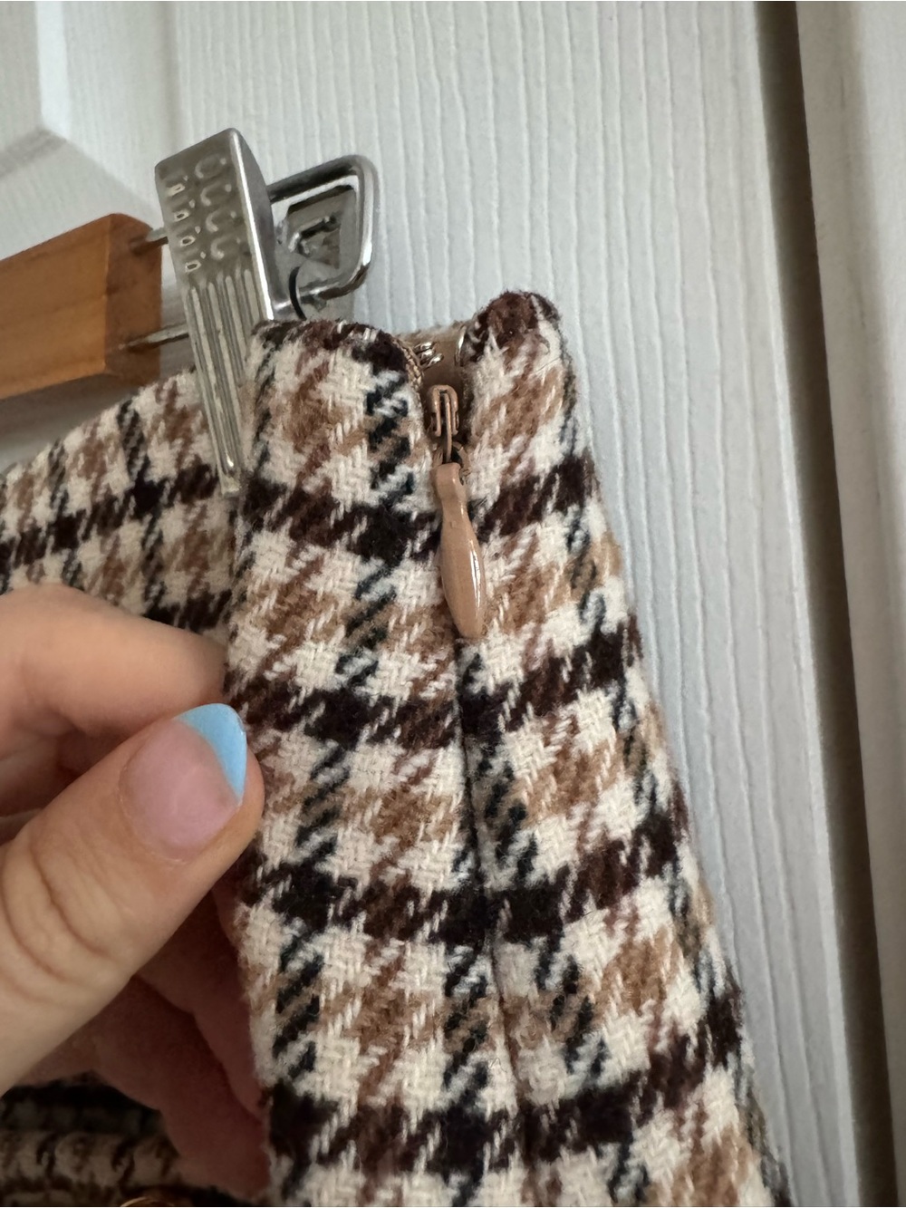LOFT Horsebit Plaid Mini Skirt 14 - Picture 10 of 13